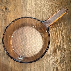 Vintage Vision Corningware Amber Glass Saucepan, vintage vision cookware